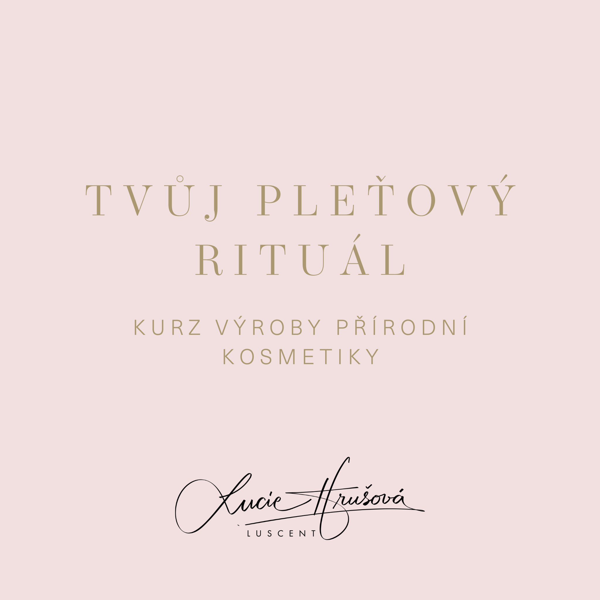 Tvůj pleťový rituál ~ 7. 11. 2024 ~ - Floriemi